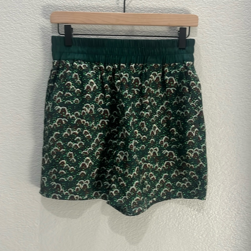 Anthropologie Scotch & Soda green printed shorts size medium